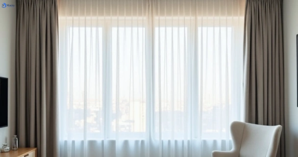 Restored vibrant drapes in coochin QLD after Matty Curtain Cleaning
